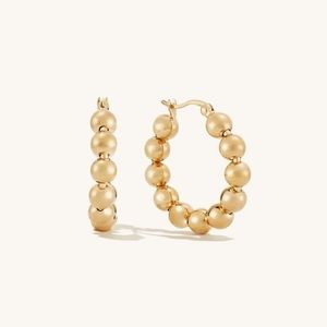 Mejuri | Metallic Spheres Hoops
